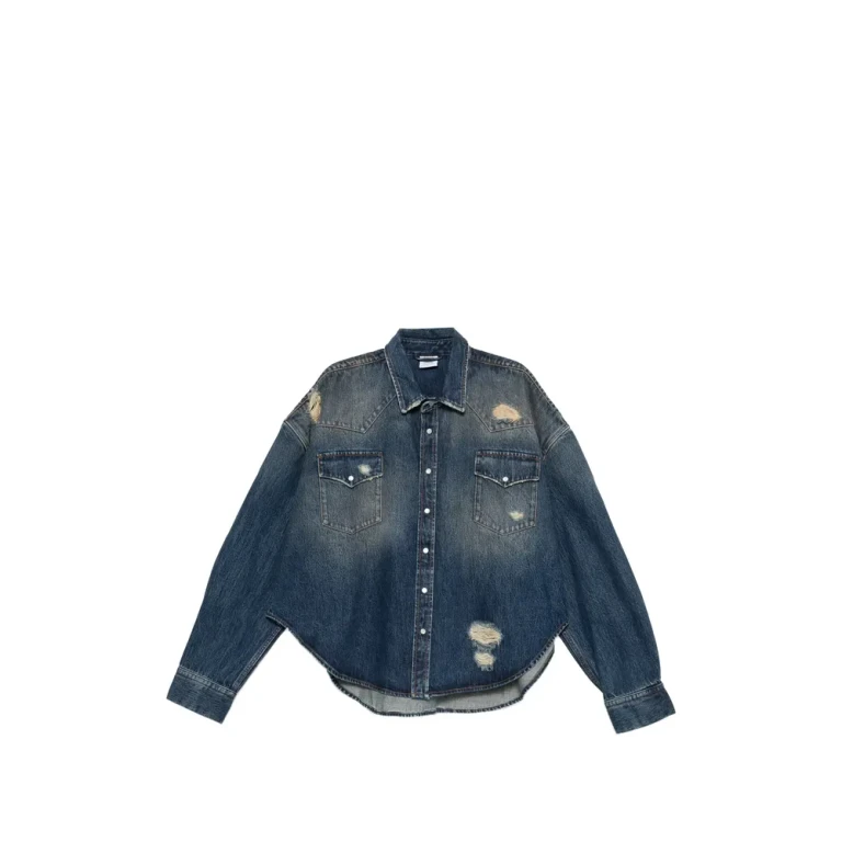 Vetements Distressed Flap-pocket Shirt