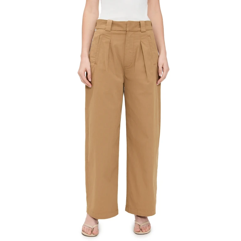 Citizens of Humanity Cara Cropped Pleated Trousers Nano 24