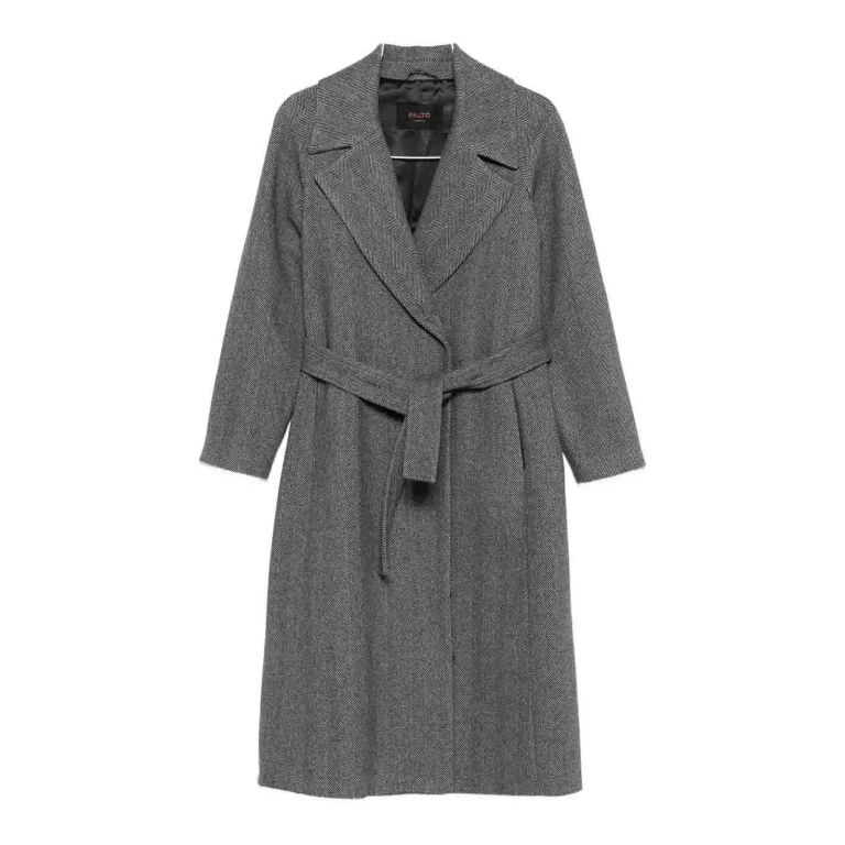 Manteau Au Genou - Gris (B51PDPAOLMDRNBIA)