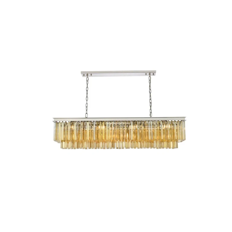 Polished Nickel Chandelier from the Sydney Collection