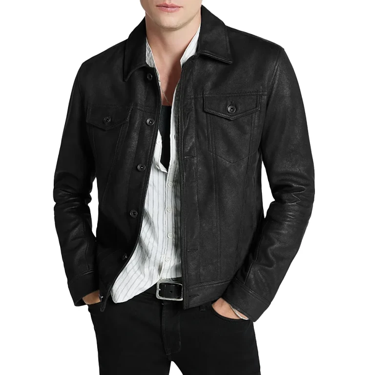 John Varvatos Andrew Trucker Jacket