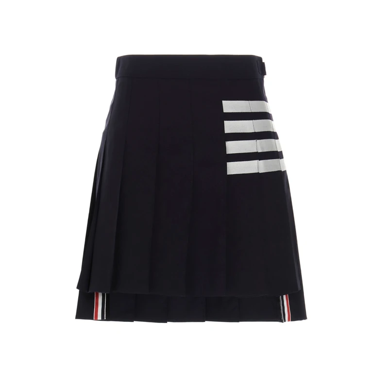 Thom Browne Mini Jupe - Bleu Foncé (FGC402V06146415)