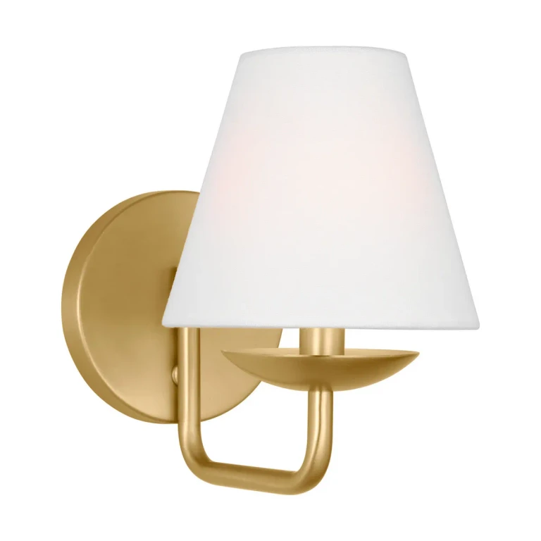 Satin Brass Wall Sconce from the Albion Collection