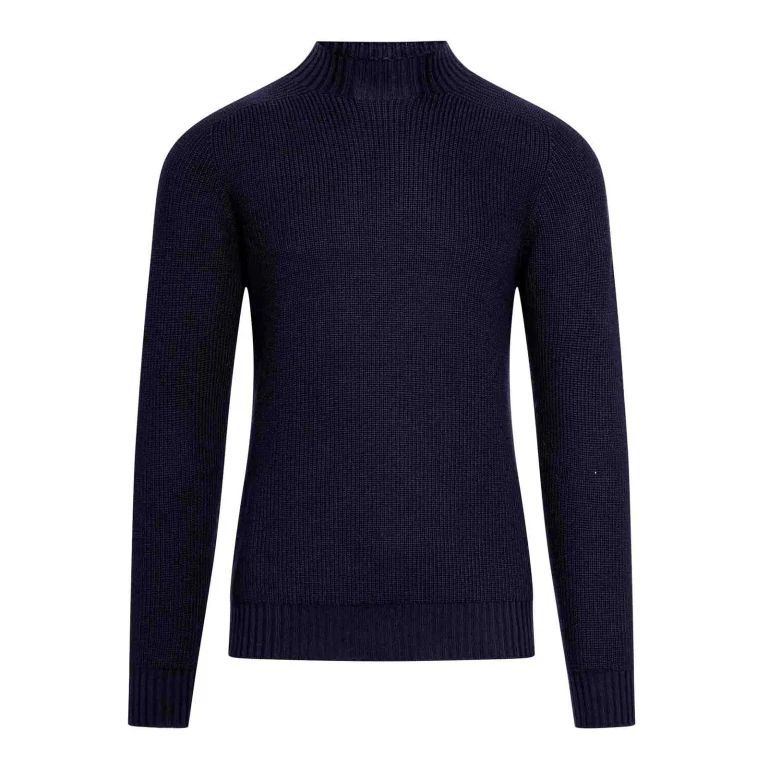 Nome Pull Col Roulé - Bleu