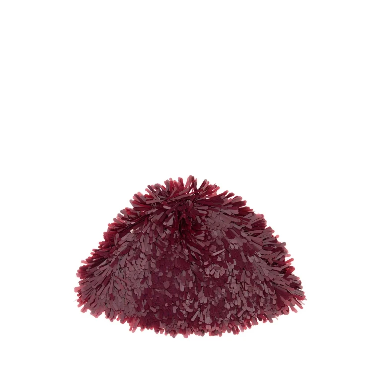 Alanui Bordeaux Polyvinyle Blend Sunset On Manhattan Beanie Hat