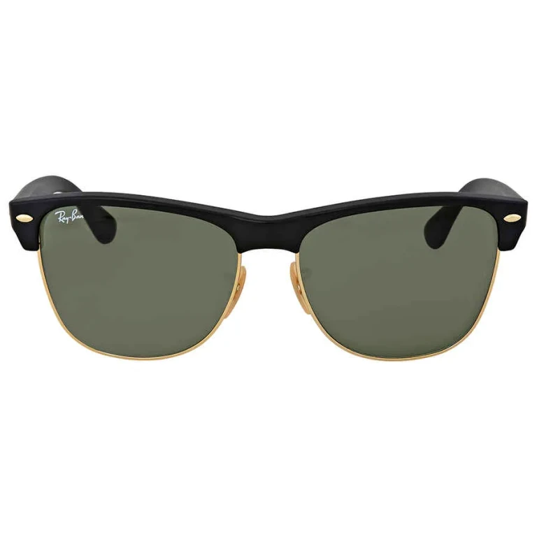 Ray Ban Clubmaster Oversized Green Classic G-15 Unisex Sunglasses RB4175 877 57