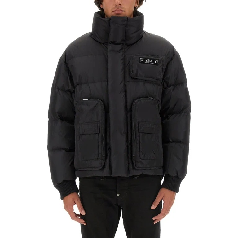 Dsquared2 Down Jacket With Logo