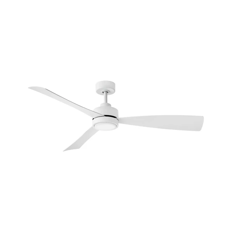Matte White 56" Ceiling Fan from the Iver Collection