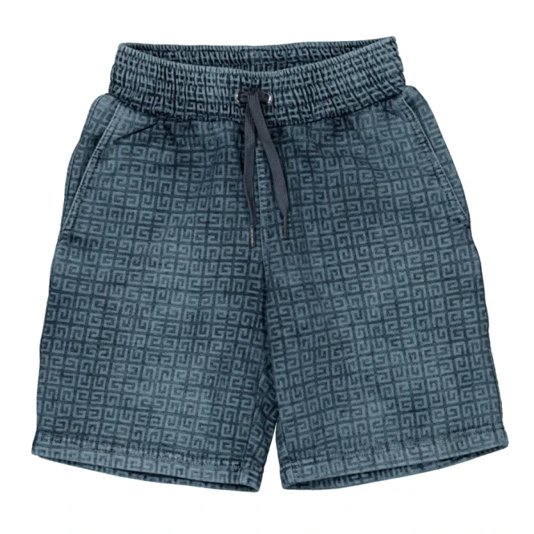 Givenchy Boys 4G-Print Denim Shorts