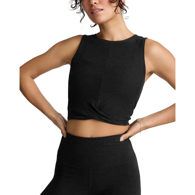 Beyond Yoga Featherweight Center Stage Cropped Tank