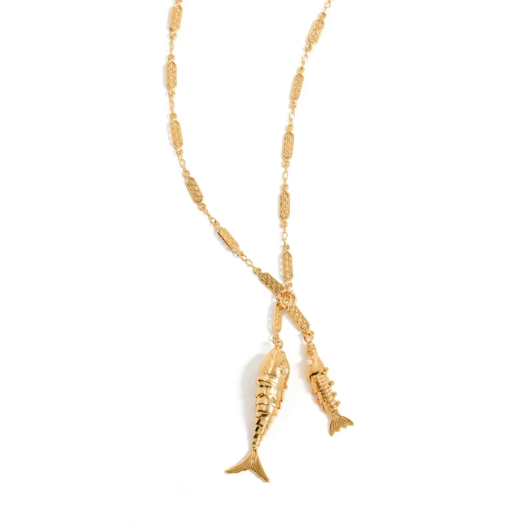 Brinker + Eliza Great Point Necklace Gold One Size