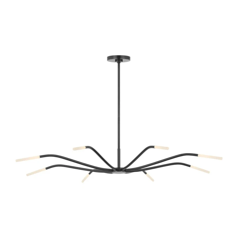 Bronze LED Chandelier from the Lajos Collection