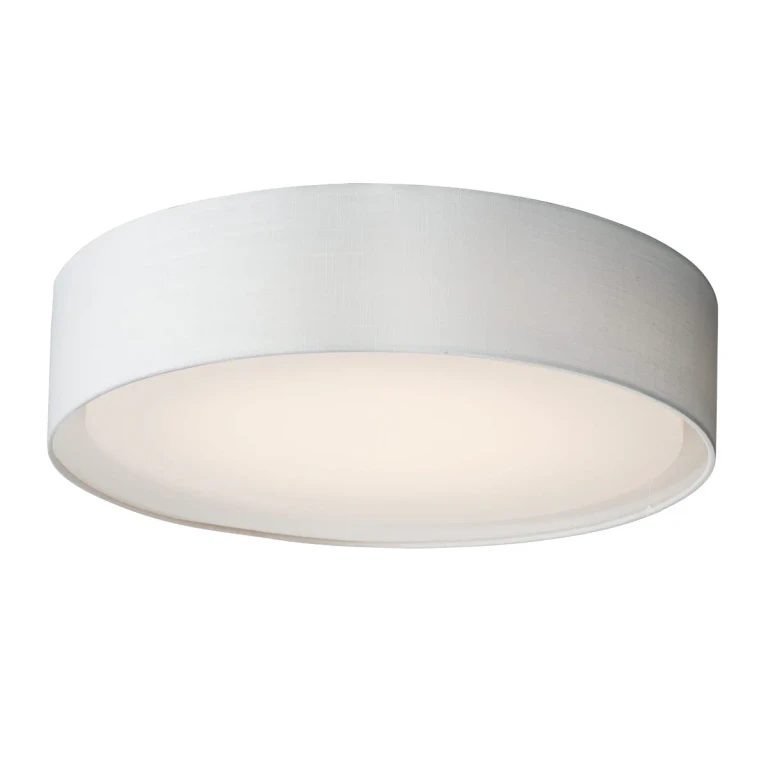 Maxim Prime 5-Light Ceiling Light in White Linen - 10222WL