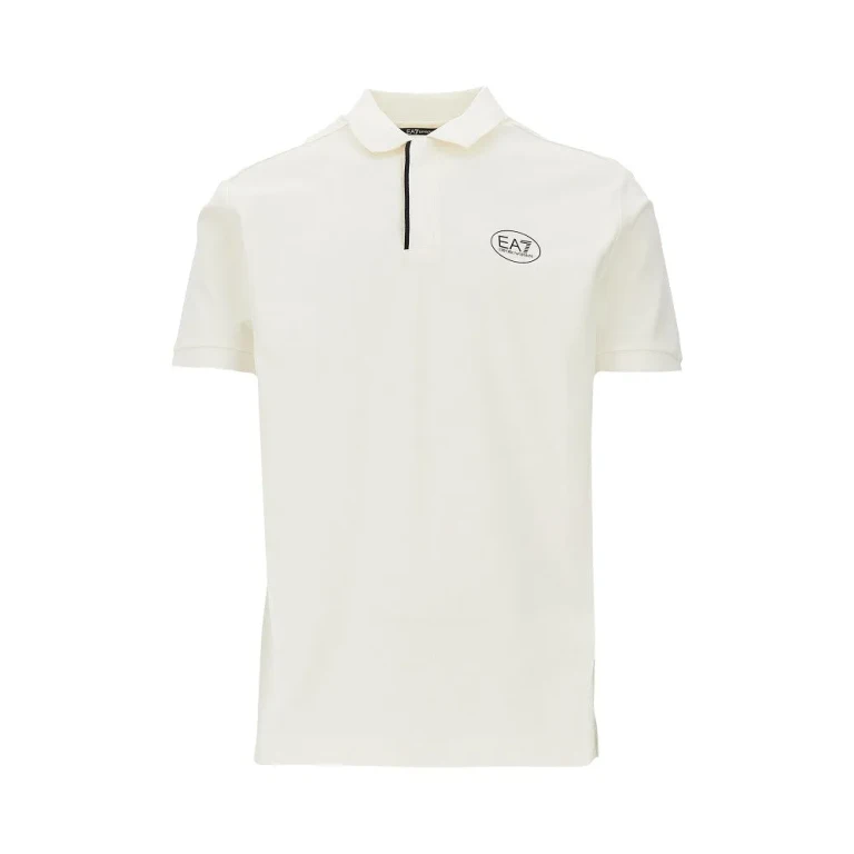 EA7 Stretch piquet polo shirt Man M
