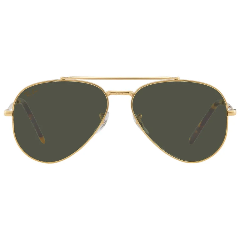 Ray Ban New Aviator Green Aviator Unisex Sunglasses RB3625 919631 58