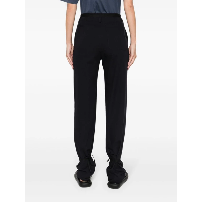 LEMAIRE Trousers Blue Cotton - Women