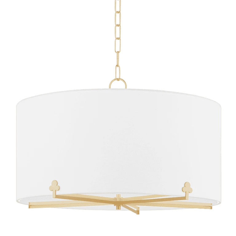 Mitzi Darlene 5-Light Chandelier in Aged Brass