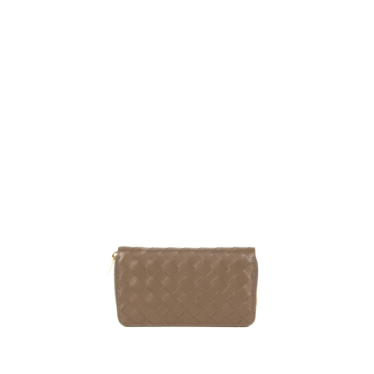 Bottega Veneta Wallets Black Lamb Leather - Women