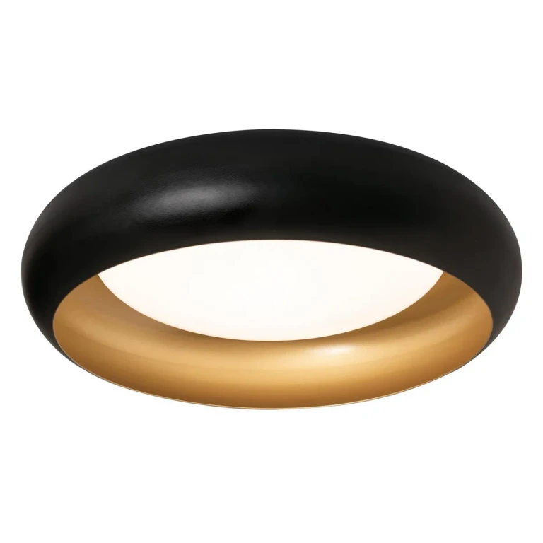 Kayce LED Flush Mount in Black
