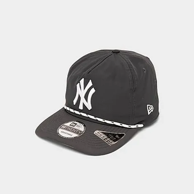 New Era New York Yankees MLB 19TWENTY Rope Snapback Hat in Graphite/White