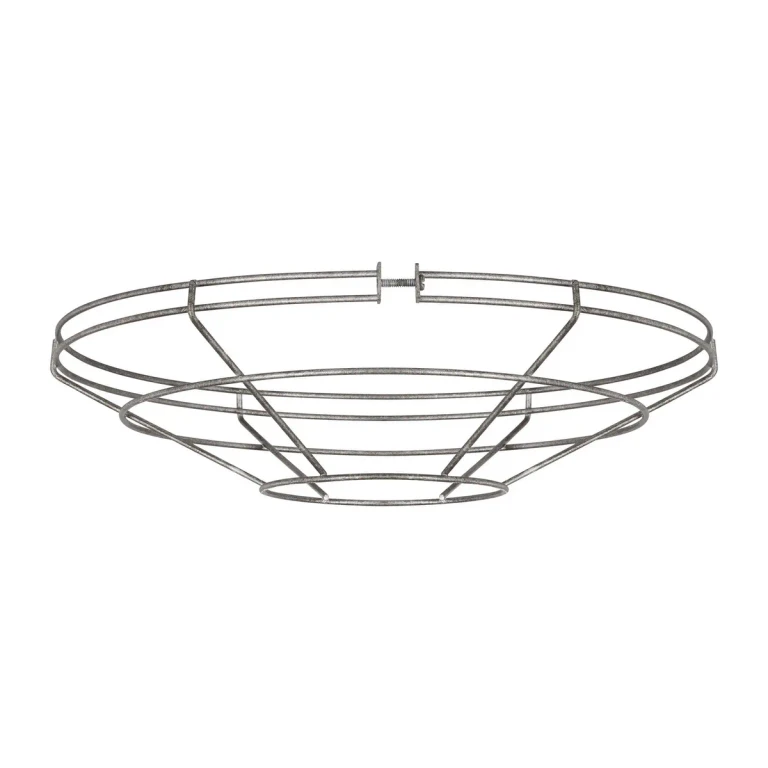 Visual Comfort Studio Barn Light Medium Cage in Weathered Pewter