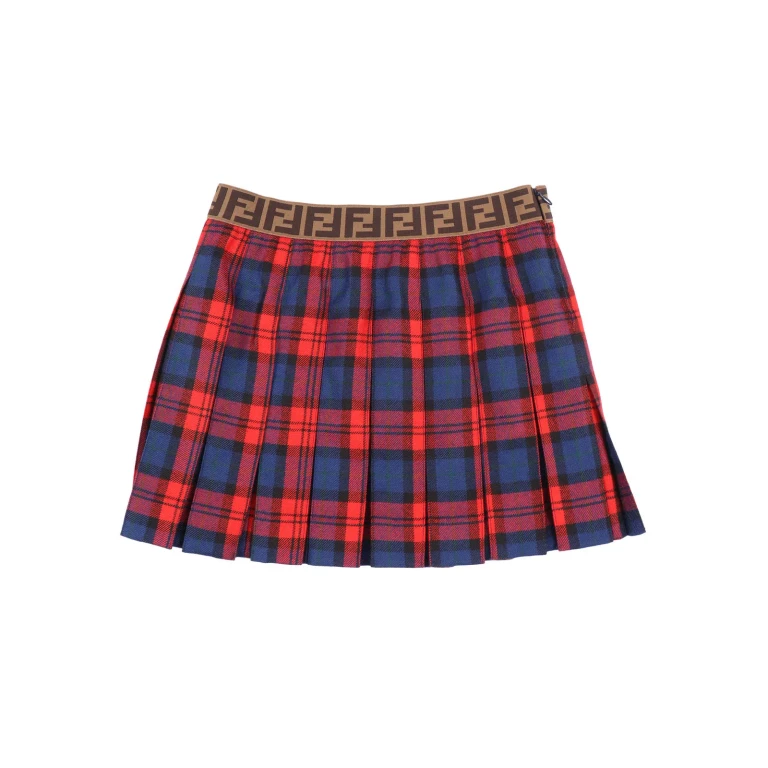 Skirt Kids color Red (JFE182AUKJF1SAX)