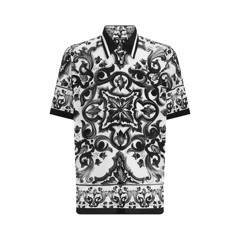 Dolce & Gabbana Shirts Black Silk - Men