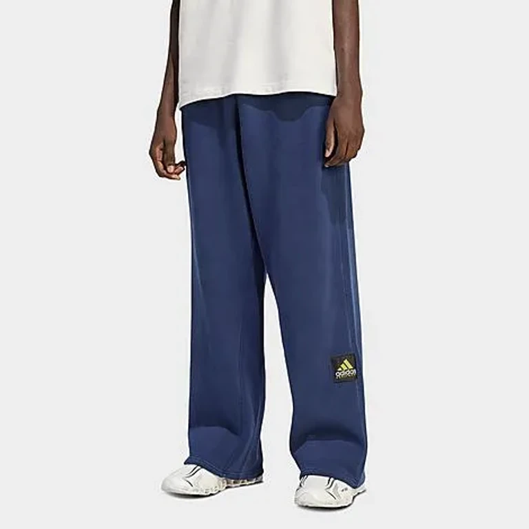 adidas Men's Originals Equipment Open Hem Sweatpants in Night Indigo Size: Small