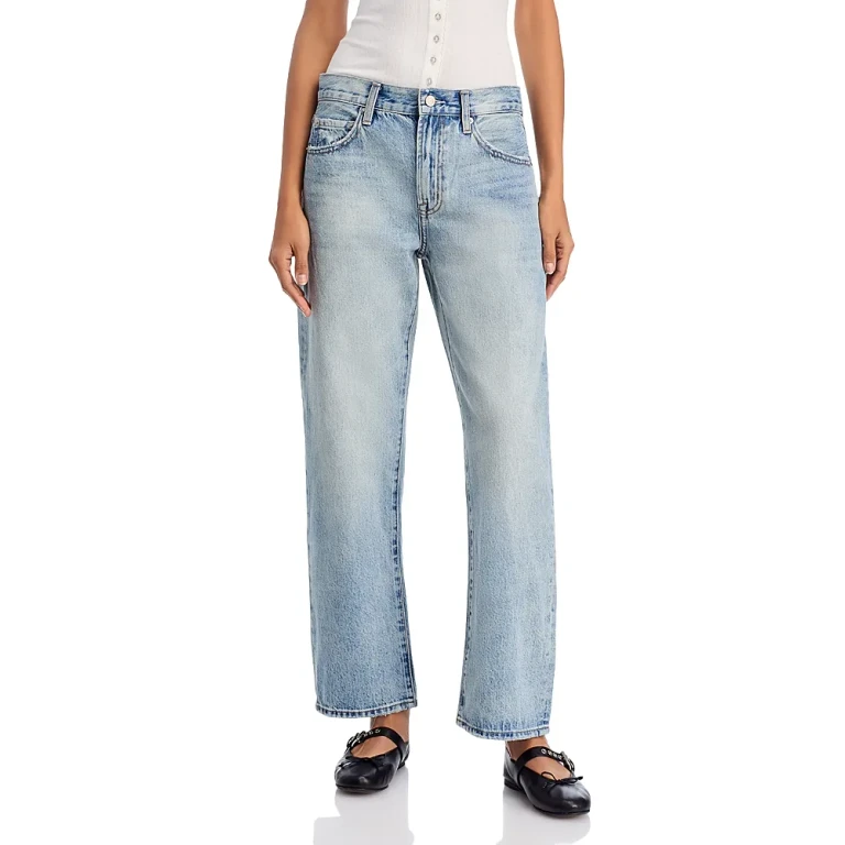 Pistola Lexi High Rise Straight Jeans in Bowie