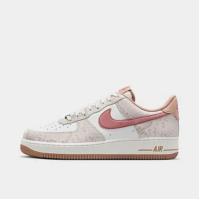 Men's Air Force 1 '07 LV8 SE Year of The Snake Casual Shoes in Summit White/Sail/Dusted Clay Size: 7.0