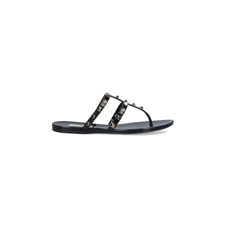 ヴァレンティノ ガラヴァーニ スタッズサンダル レディース 38