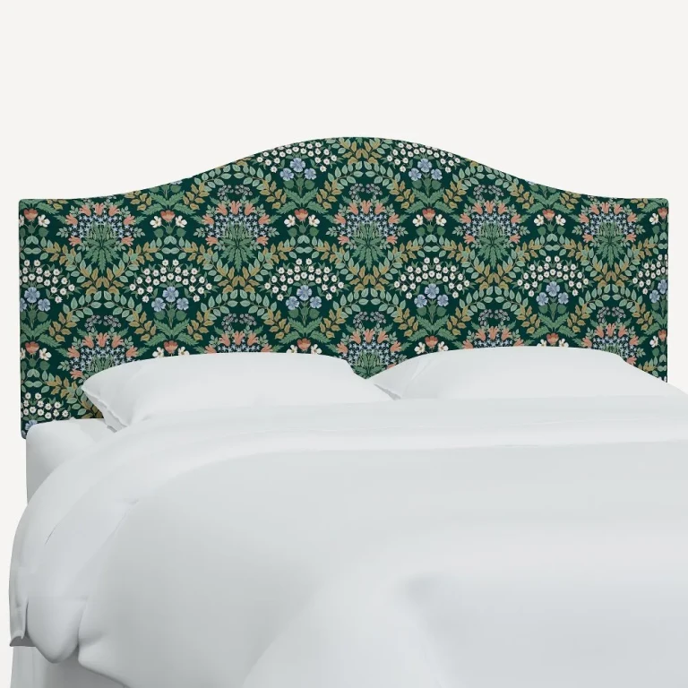 Rifle Paper Co Mayfair Bramble Emerald King Headboard