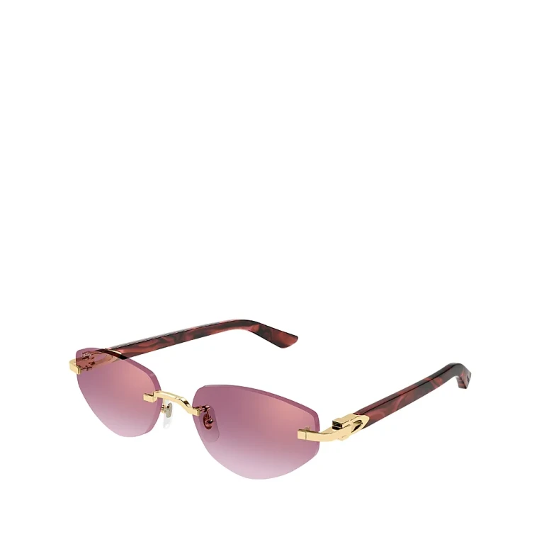 Cartier Geometric Sunglasses, 56mm