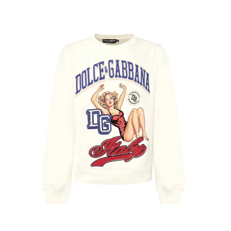 Sweatshirt Dolce & Gabbana para homem com estampado Pin-up