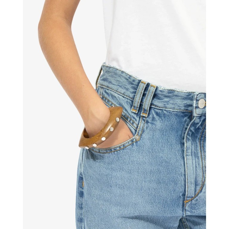 Bracelet Layla - Femme - Havane-argent - Taille T2 - Isabel Marant