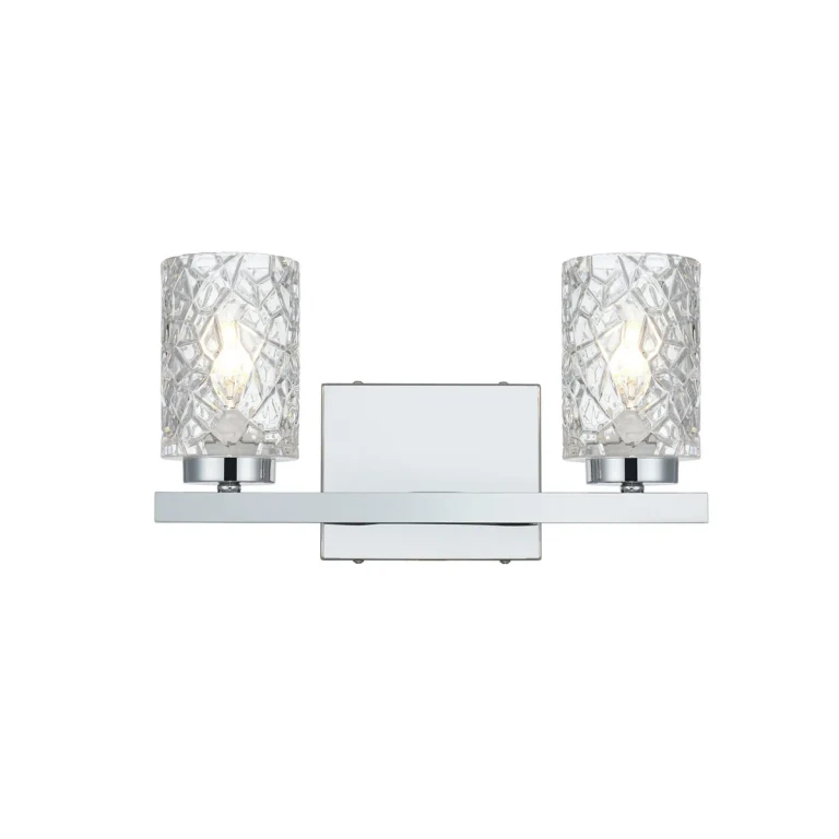 Chrome Wall Sconce from the Cassie Collection