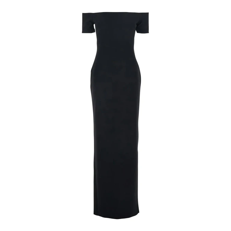 Solace London Maxi Robe - Noir