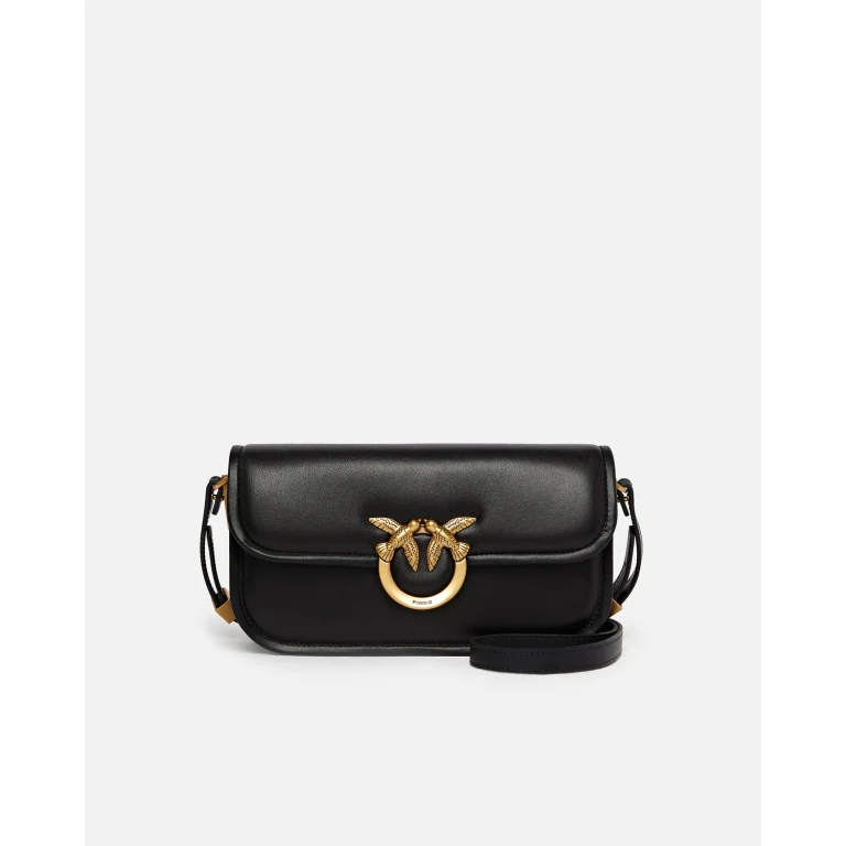 Pinko - Petit sac à bandoulière Love Bag Box en cuir nappa