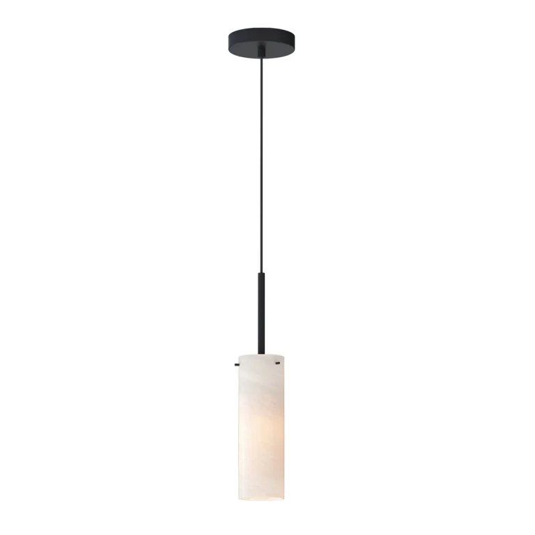 Black One Light Pendant from the Blizzard Collection