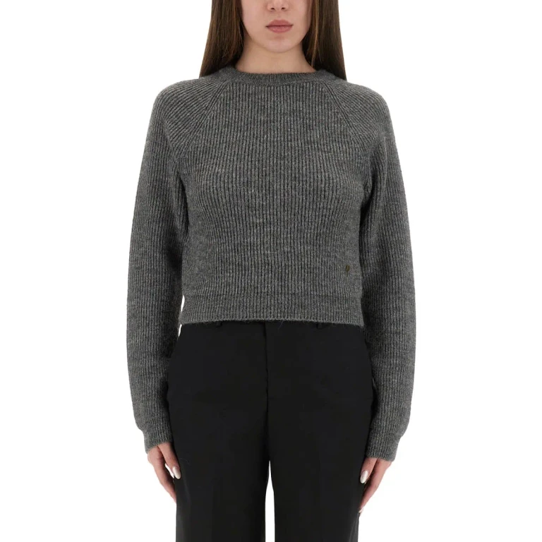 Burberry Check Cotton Cropped Shirt