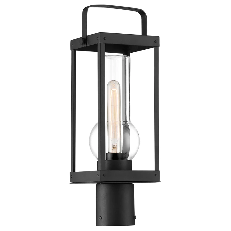 The Great Outdoors Sullivans Landing Outdoor Post Light in Sand Coal - 73166-66