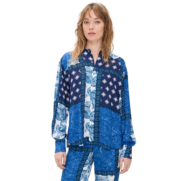 Donde Esteban Midnight Paisley Shirt Midnight XL