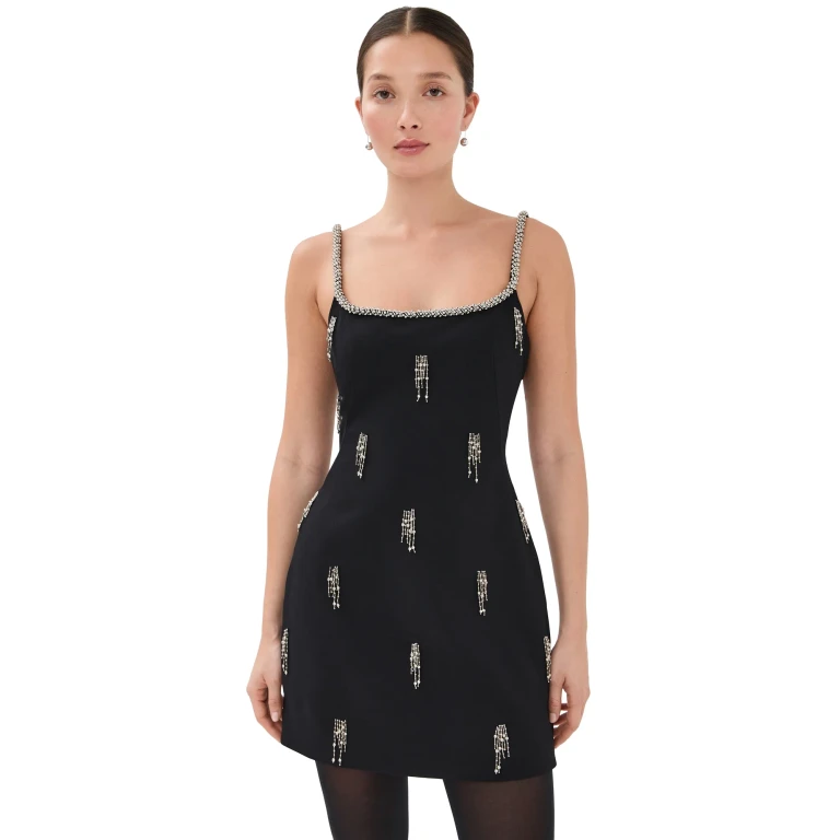 SIMKHAI Amy Mini Dress Black 0
