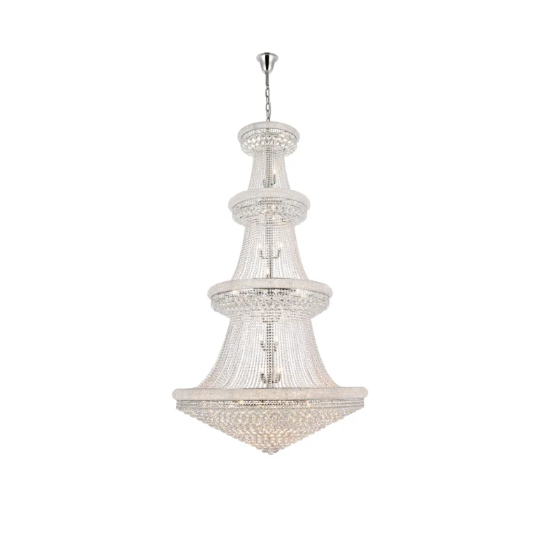 Chrome 48 Light Chandelier from the Primo Collection