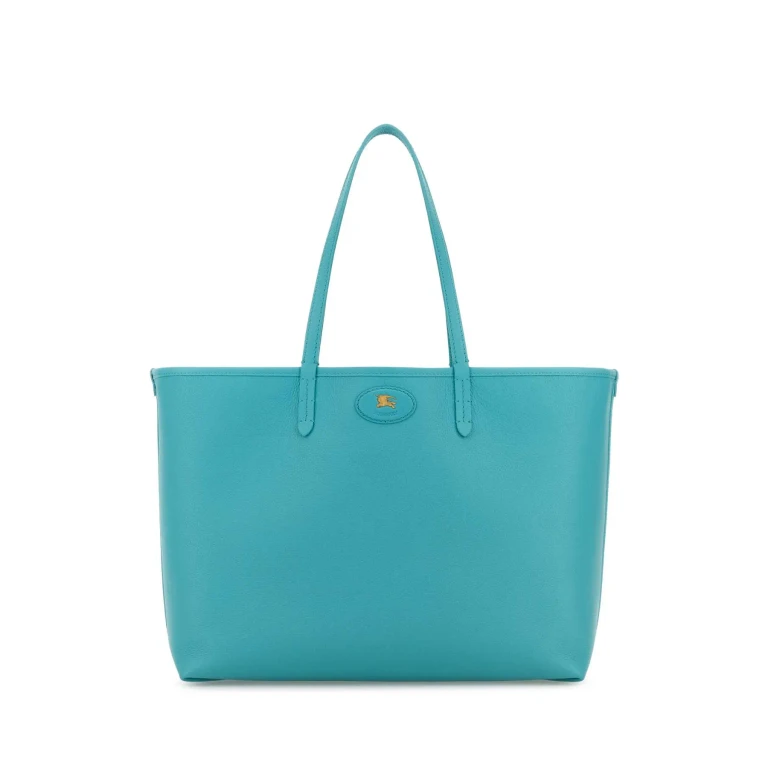 Burberry Turquoise Leather Reversibile Bag