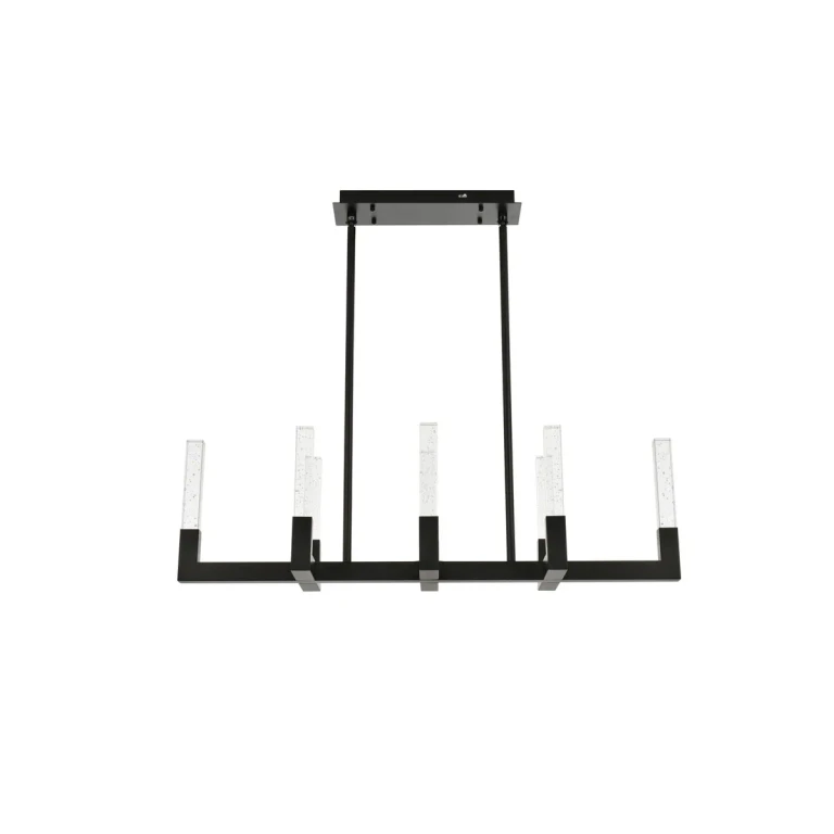 Black LED Pendant from the Noemi Collection