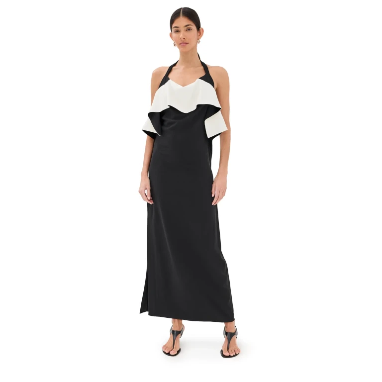 Abito Sanna Proenza Schouler in crêpe doppio opaco