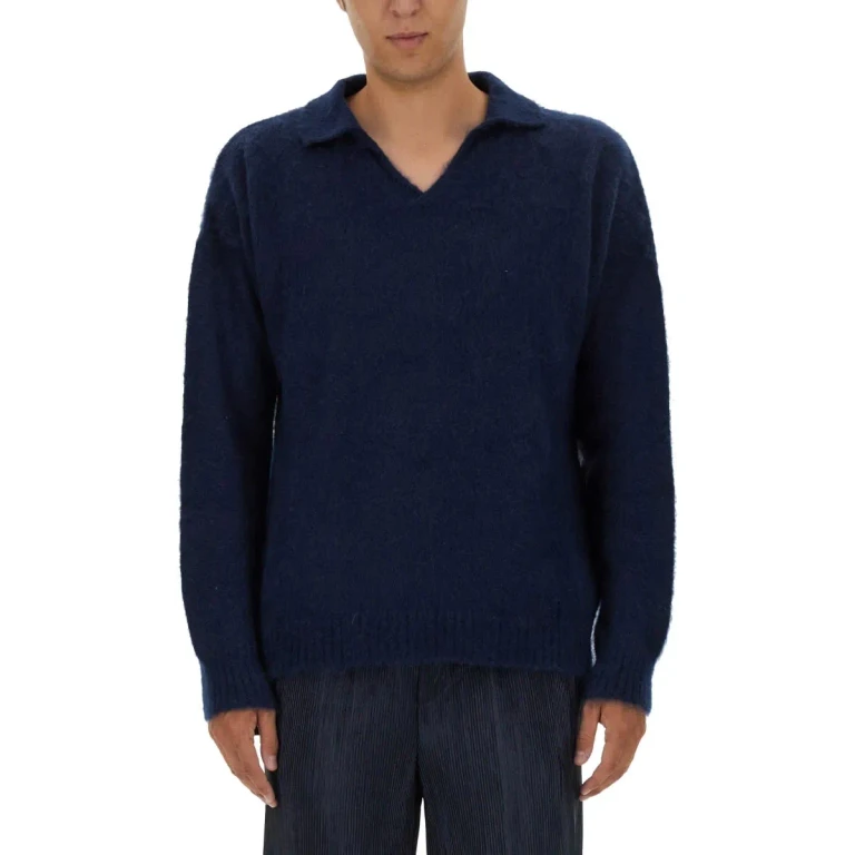 STUDIO NICHOLSON Knitted Polo