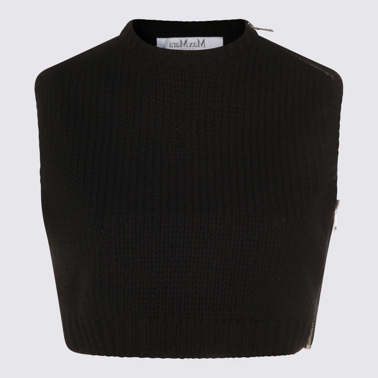 Max Mara Top Black _100 % Co - Women