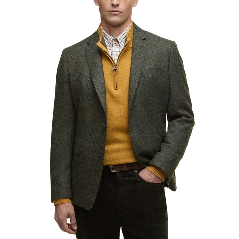 Barbour Godfrey Moons Shetland Slim Fit Blazer